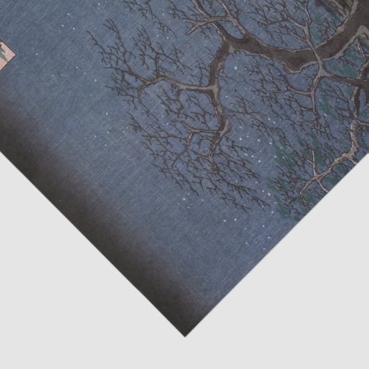 Utagawa Hiroshige - Silvester Foxfire Seidenpapier (Ausschnitt)