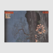 Utagawa Hiroshige - Silvester Foxfire Seidenpapier (Vorderseite)