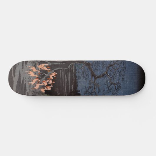 Utagawa Hiroshige - Silvester Foxfire Skateboard (Horizontal)
