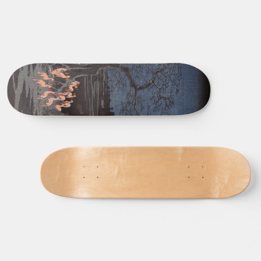 Utagawa Hiroshige - Silvester Foxfire Skateboard (Horizontal)