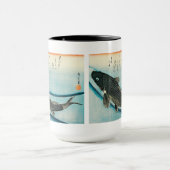 Utagawa , Hiroshige , Ukiyoe Tasse (Zentrum)
