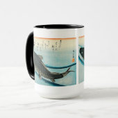Utagawa , Hiroshige , Ukiyoe Tasse (Vorderseite Links)