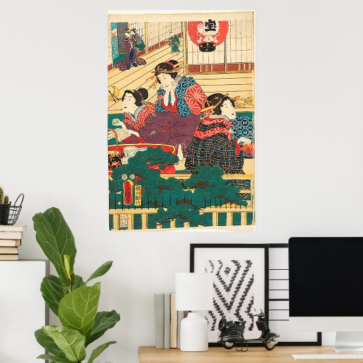 Utagawa Kunisada Poster (Heimbüro)