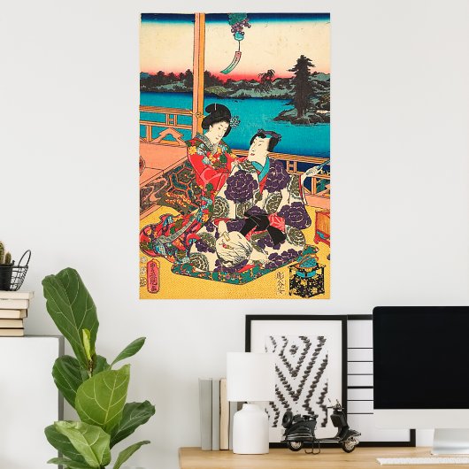 Utagawa Kunisada Poster (Heimbüro)