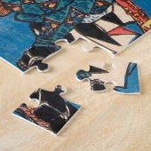 Utagawa Kunisada Samurai Warriors japanese vintage Puzzle (Seite)