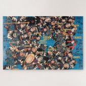 Utagawa Kunisada Samurai Warriors japanese vintage Puzzle (Horizontal)