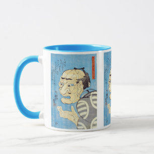 Utagawa Kuniyoshi, 見 か け は 怖 い が と ん だ bei der Ab Tasse