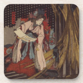 Utagawa Kuniyoshi Getränkeuntersetzer (Vorderseite)