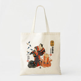 Utagawa Kuniyoshi, Katze, die eine Szene aus Tragetasche