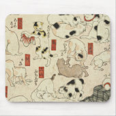 Utagawa Kuniyoshi - Katzen Mousepad (Vorne)