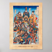 Utagawa Kuniyoshi Legendary Suikoden Helden Poster (Vorne)