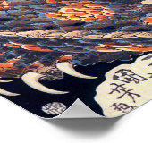 Utagawa Kuniyoshi Miyamoto töten Nue Ukiyo-e Poster (Ecke)