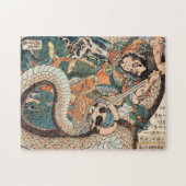 Utagawa Kuniyoshi suikoden hero kämpft Schlangenku Puzzle (Horizontal)