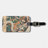 Utagawa Kuniyoshi suikoden kämpfende Gepäckanhänger (Vorderseite horizontal)