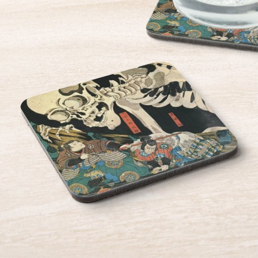 Utagawa Kuniyoshi Untersetzer (Linke Seite)