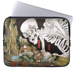 Utagawa Kuniyoshi Warrior vs. Ghost, japanische Ku Laptopschutzhülle