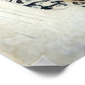 Utagawa Tokoyuni Poetess Ono-no Poster (Ecke)