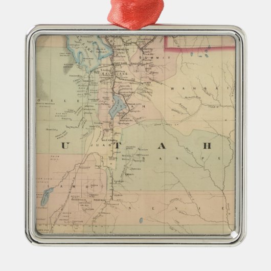 Utah 5 ornament aus metall (Vorne)