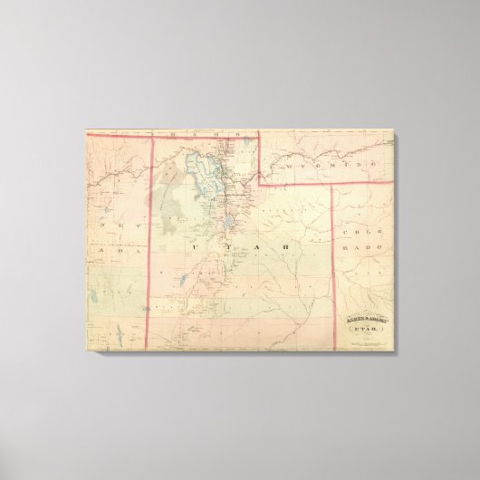 Utah 8 leinwanddruck (Vorderseite)