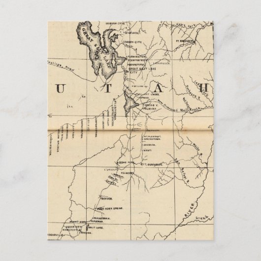 Utah 9 postkarte (Vorderseite)