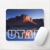Utah, A mesa reflektiert im Colorado River 2 Mousepad (Mit Mouse)