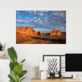 Utah, Arches National Park, Felsformationen 2 Poster (Heimbüro)