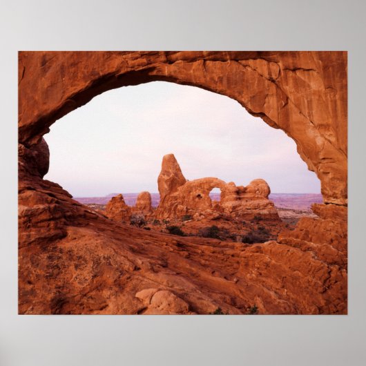 Utah, Arches National Park, Turret Arch 1 Poster (Vorne)