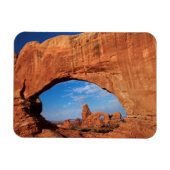 Utah, Arches National Park, Turret Arch 3 Magnet (Horizontal)