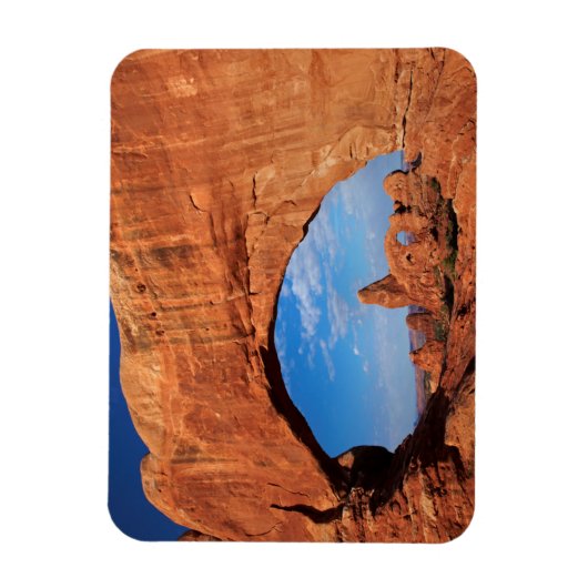 Utah, Arches National Park, Turret Arch 3 Magnet (Vertikal)