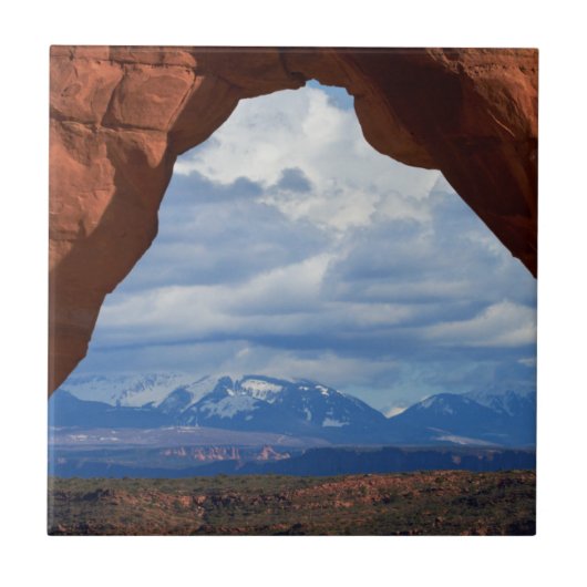 Utah, Arches-Nationalpark, Delikatbogen Fliese (Vorderseite)