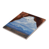Utah, Arches-Nationalpark, Delikatbogen Fliese (Seite)