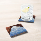 Utah, Arches-Nationalpark, Delikatbogen Rechteckiger Pappuntersetzer (Vor Ort)