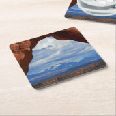 Utah, Arches-Nationalpark, Delikatbogen Rechteckiger Pappuntersetzer (angewinkelt)