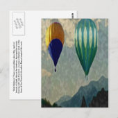 Utah Balloons Postkarte (Vorne/Hinten)