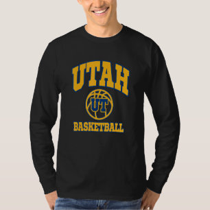 Utah Basketball Fan Jersey Style Sporty Design Sta T-Shirt