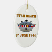 Utah Beach 6th June 1944 Keramikornament (Rechts)