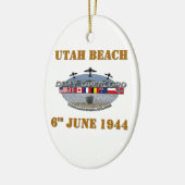 Utah Beach 6th June 1944 Keramikornament (Links)