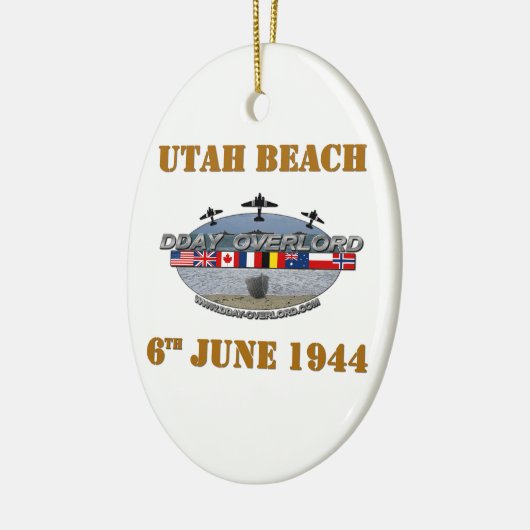 Utah Beach 6th June 1944 Keramikornament (Links)