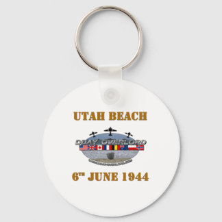 Utah Beach 6th June 1944 Schlüsselanhänger