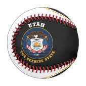 UTAH BEEHIVE STAAT FLAG BASEBALL (Vorderseite Links)
