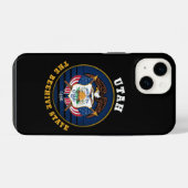 UTAH BEEHIVE STAAT FLAG iPhone HÜLLE (Rückseite (Horizontal))