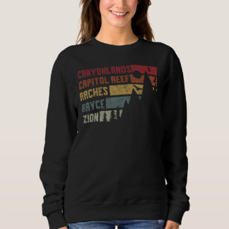 Utah Beehive Staat Nationalparks Mighty 5 Bryce Sweatshirt