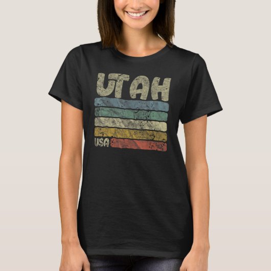 Utah Beehive Staat Nationalparks Mighty 5 Bryce T-Shirt (Vorderseite)