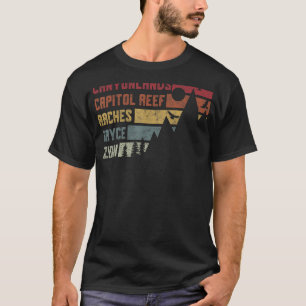 Utah Beehive Staat Nationalparks Mighty 5 T-Shirt