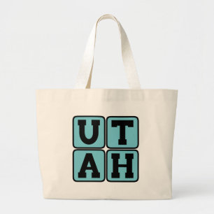 UTAH Bienenstock-Staat USA Salt Lake City Mormon S Jumbo Stoffbeutel