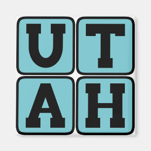 UTAH Bienenstock-Staat USA Salt Lake City Mormon S Magnet