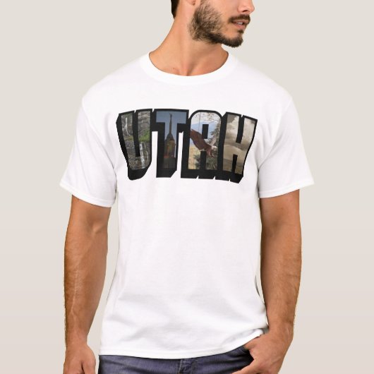 UTAH Big Letter T - Shirt (Vorderseite)