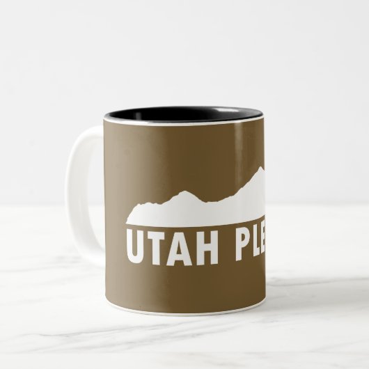 Utah bitte zweifarbige tasse (Vorderseite Links)