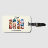Utah - Bögen, Seen und goldenes Licht Gepäckanhänger (Vorderseite (Horizontal))