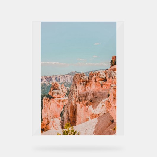 Utah Bryce Canyon Acrylschild (Vorderseite)